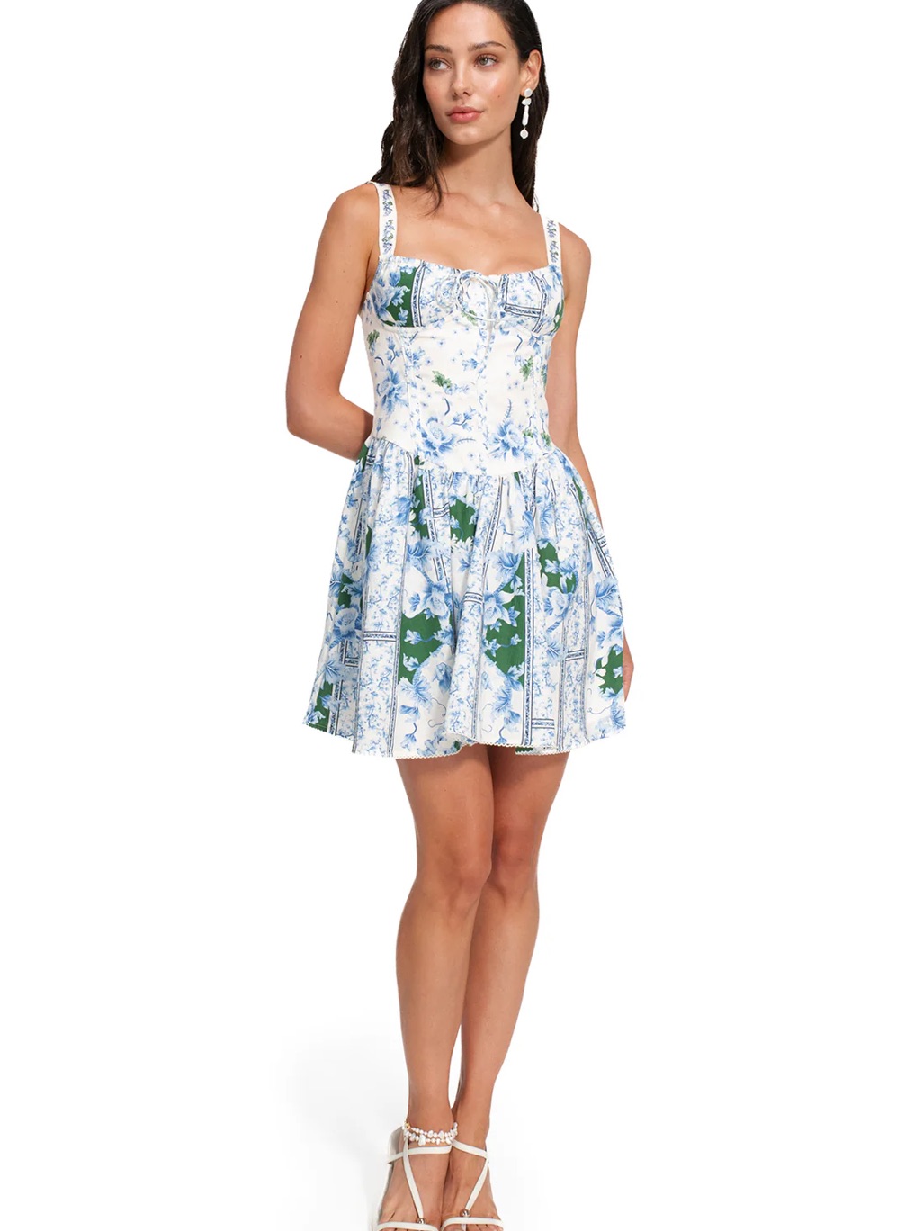 Nwt Agua Bendita Spring Ivy Mini Dress Sz M